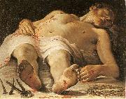Annibale Carracci The Dead Christ oil painting artist